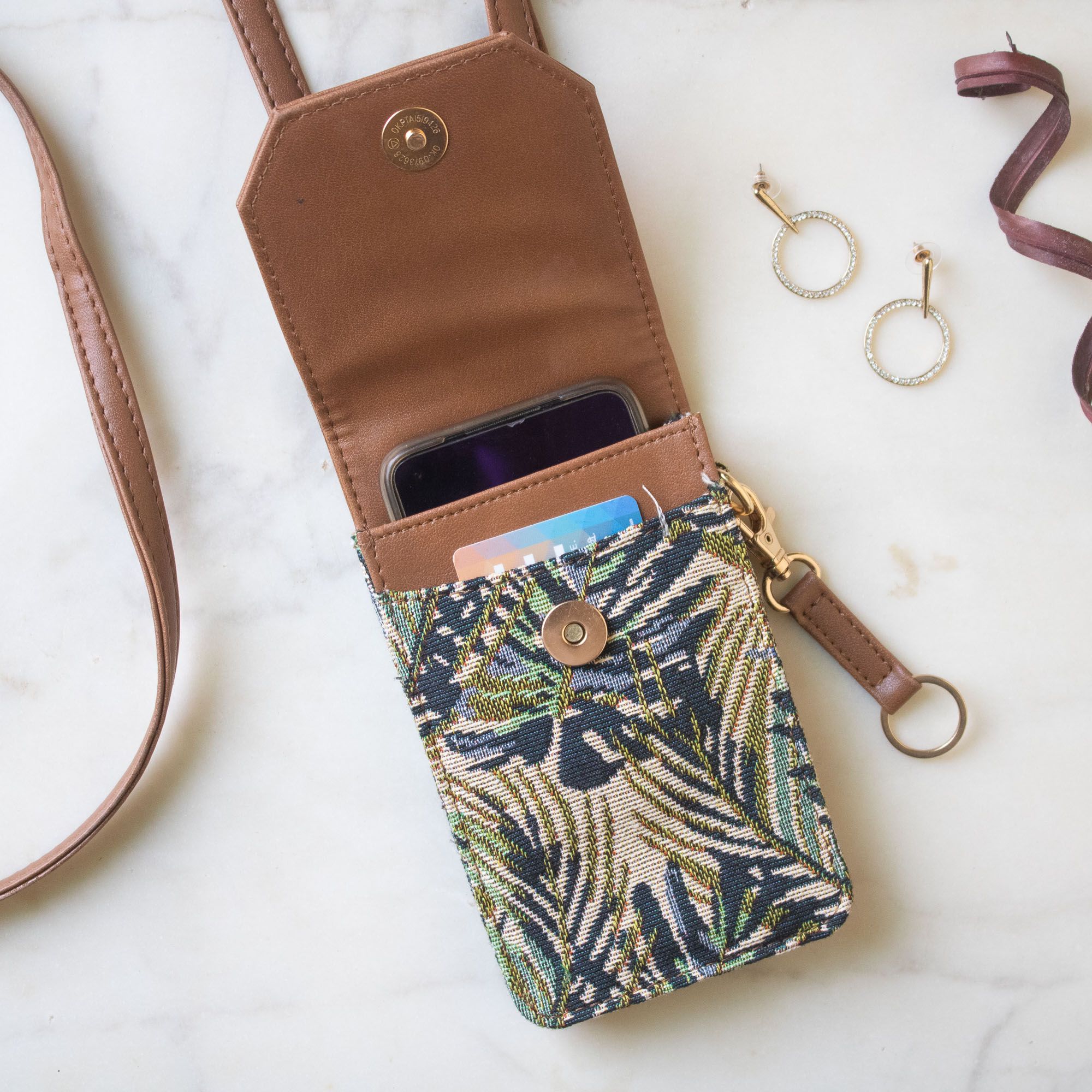 The Mobile Sling Bag (Green Maple) view 2