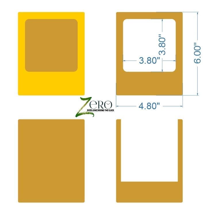Brand Zero MDF Photo Frame Design 10 - 4.8 Inches By 6 Inches view 2