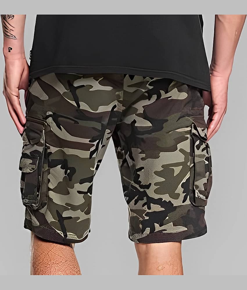 Reoutlook Green Cotton Blend Men's Cargos ( Pack of 1 ) view 2