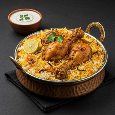 Hyderabad Chicken Dum Biriyani