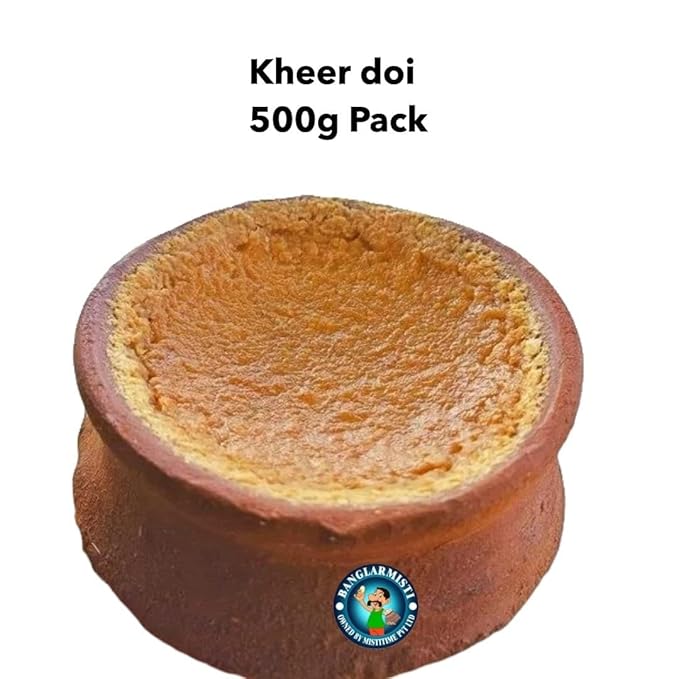 BANGLARMISTI Holi Celebration Pack - Bengali Sweets, Kheer Doi 500g, Pure Ghee Darbesh 8 Pieces, Boondi Laddoo, Mitha Dahi, view 2