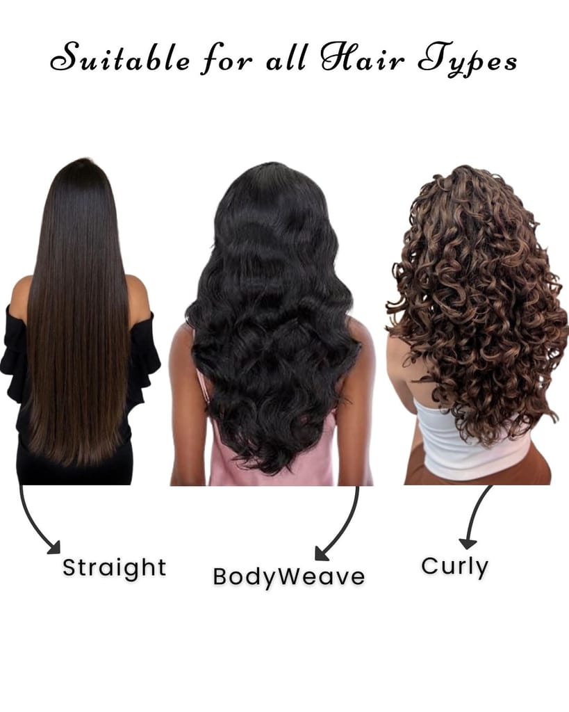 Hair Brush with Strong & Flexible Nylon Bristles having Anti-static Ball Tips, For Grooming,Smoothing view 2