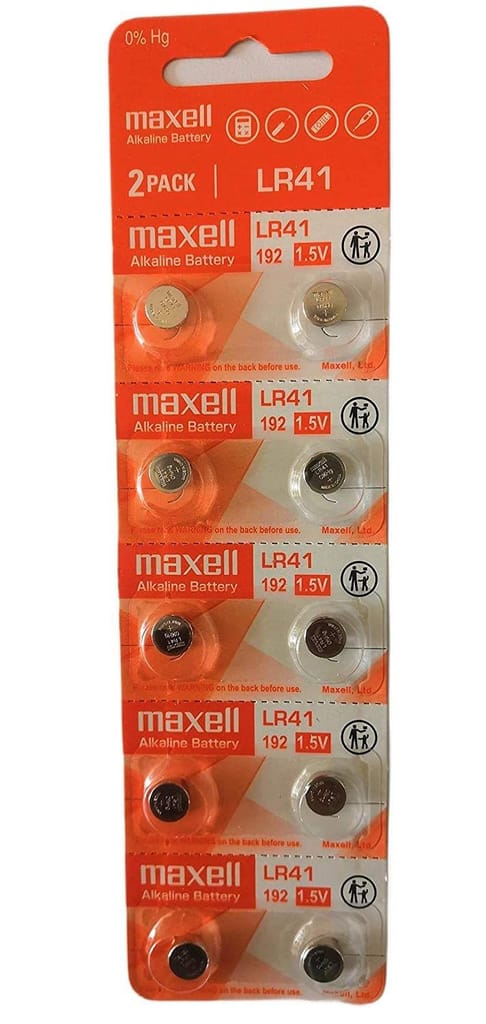Exelent Coin Cell Battery Maxell LR41 AG3 LR736 392 392a 192 SR41 Button Coin Cell Battery - Pack of 10 view 2