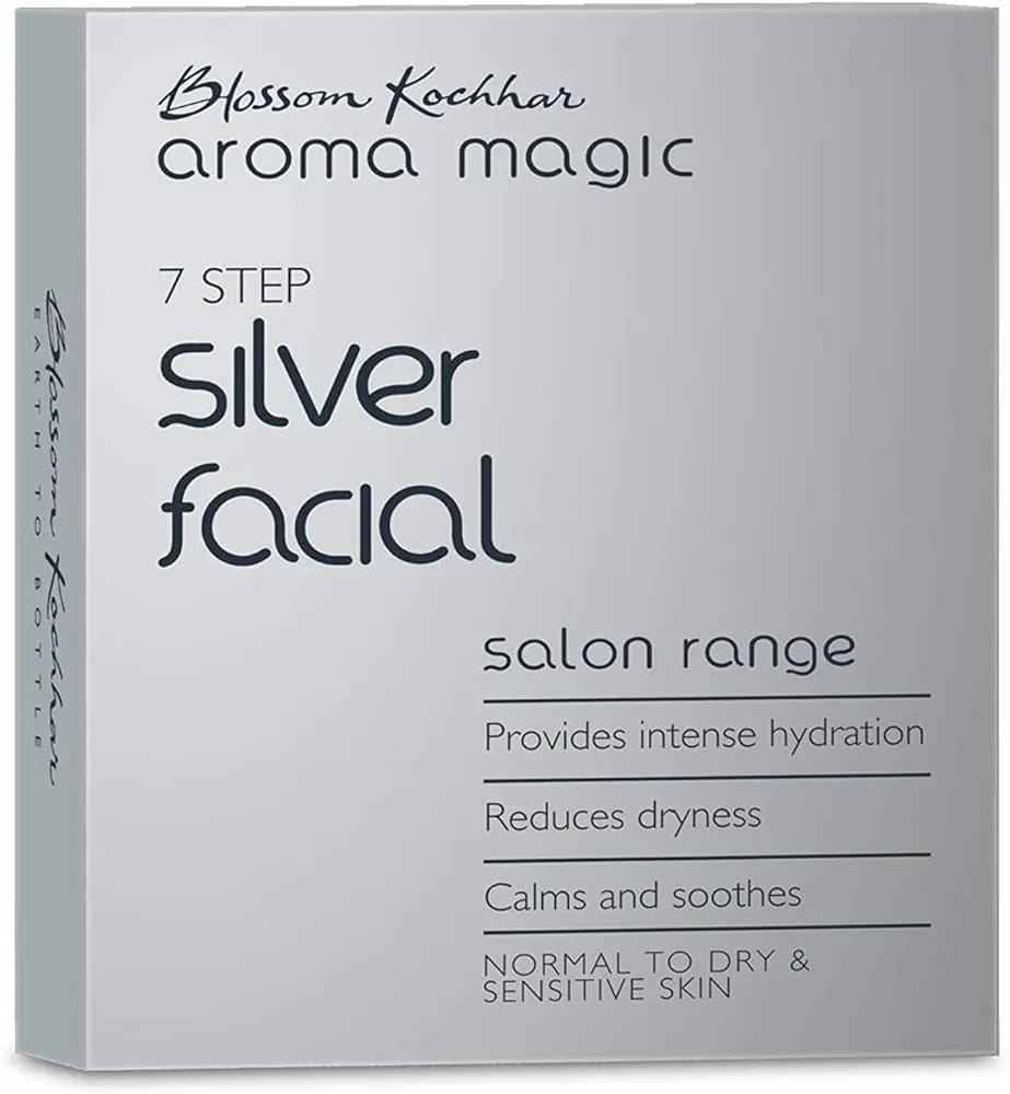 Aroma Magic 7 Step Silver Facial Kit Salon Range (Normal To Dry & Sensitive Skin) (35g + 10ml) view 2