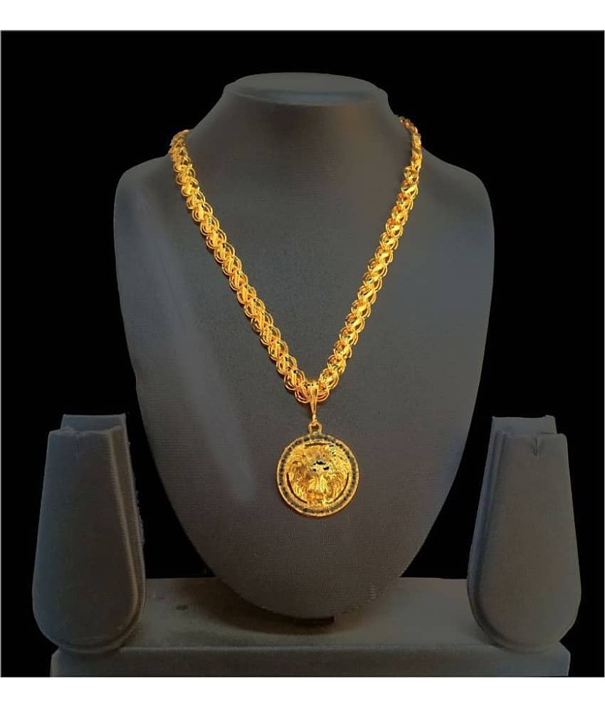 SHANKH-KRIVA Gold Plated Chain ( Set of 1 ) view 2