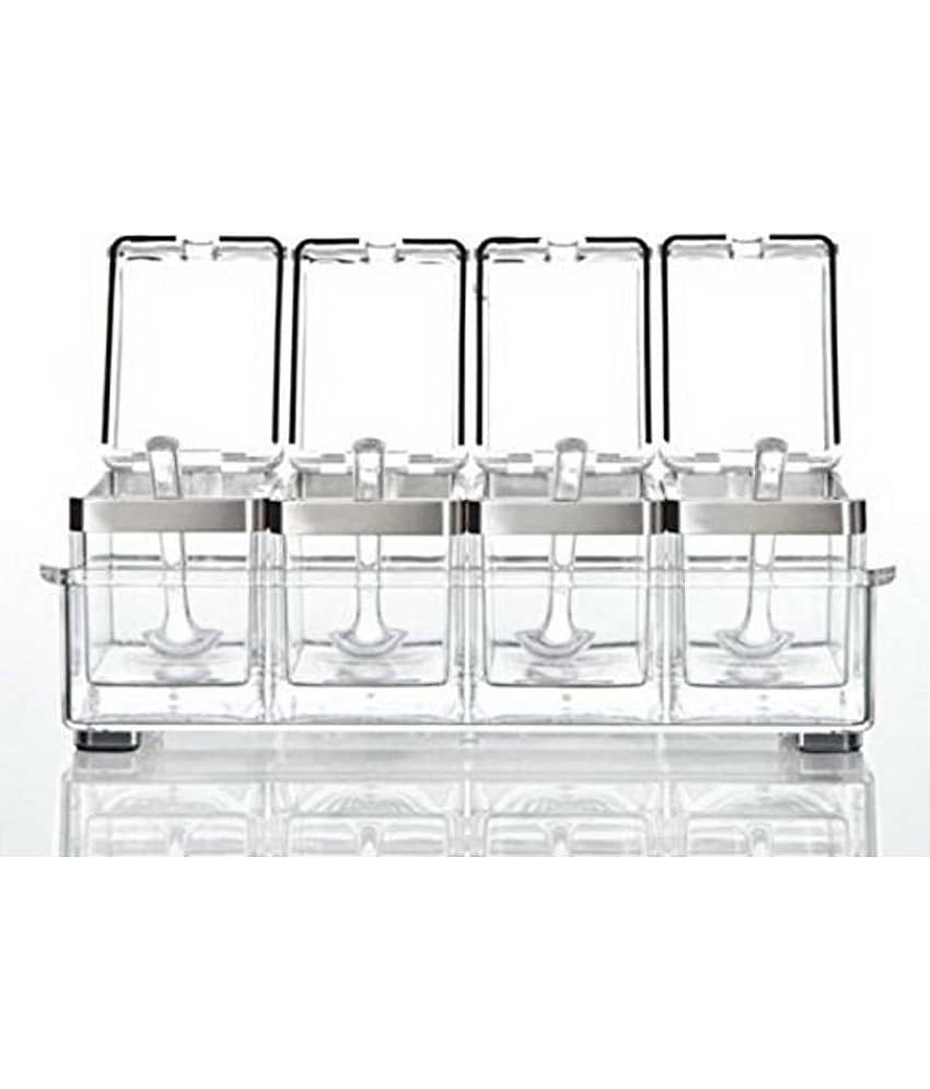 ND BROTHERS Crystal Spice Box Acrylic Spice Container Set of 1 200 mL view 2