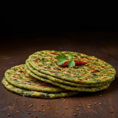 Methi Parantha 2 Pcs