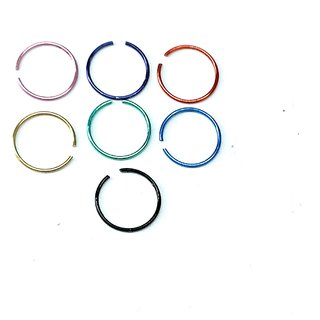 Metal Nose Ring (Pack of 7) view 2