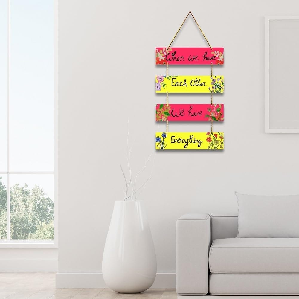 Wall Hangings for Home Decoration Items for Living Room Decor Welcome Home Wall Hanging for Home Office Decoration Handmade Craft Decorative Wall Art (WH2003) view 2