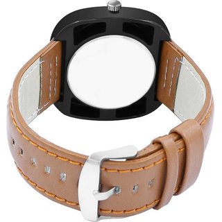 HRV Men's Round Dial Black Strap Analog Watch view 2