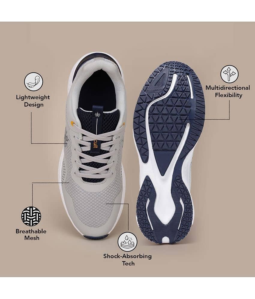 Cult DynoFlex Light Grey Men's Sports Running Shoes view 2