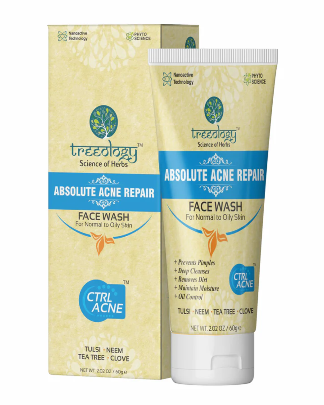 Treeology Acne Repair Herbal Face Wash for Clear Skin view 2