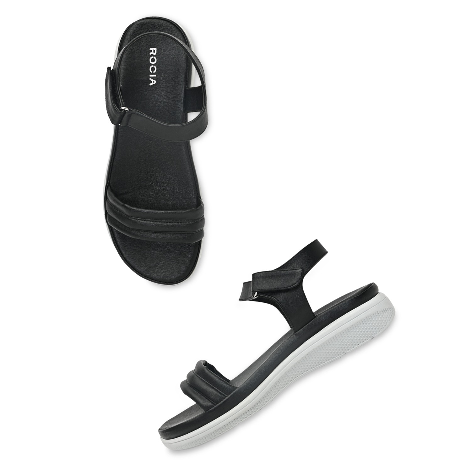 Black Women Casual Sandals view 2