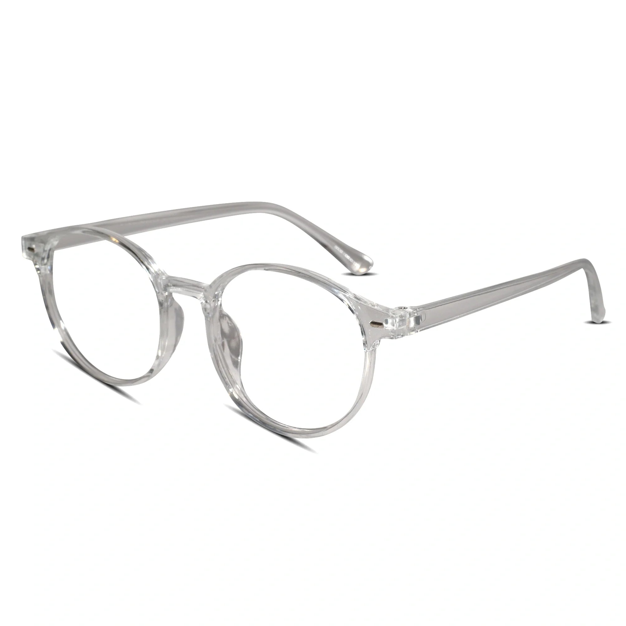Transparent Round Eyeglasses For Men & Women LKE1012-TRANS
