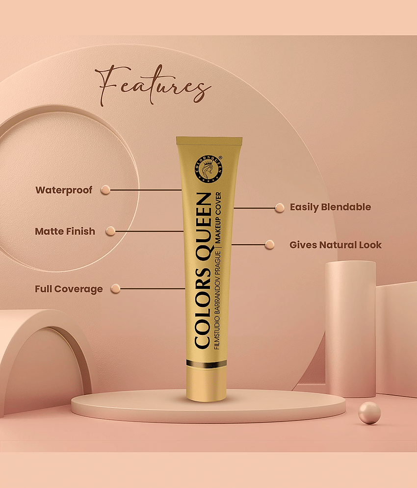 Colors Queen Matte Liquid For All Skin Types Skin Fair Foundation Pack of 1 view 2