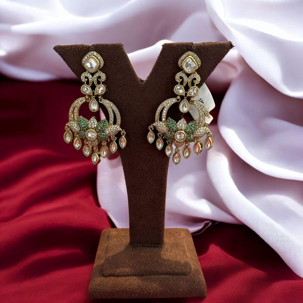 Chandbali Earrings By Dia Art Jewels view 2