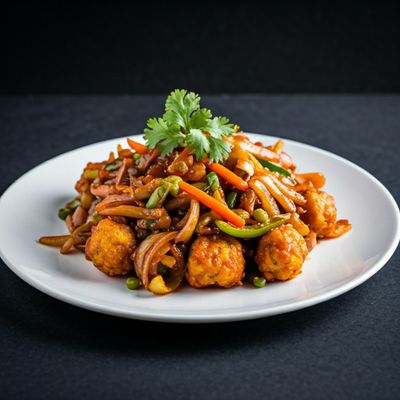 Veg Schezwan Manchurian