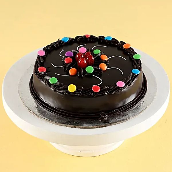 Swirl Of Gems Truffle Cake Half Kg view 2