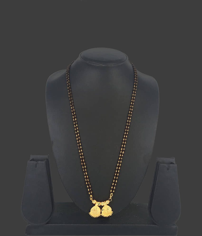Shankhraj Mall Gold Plated Letest & Designer Mangalsutra For Women-100324 view 2