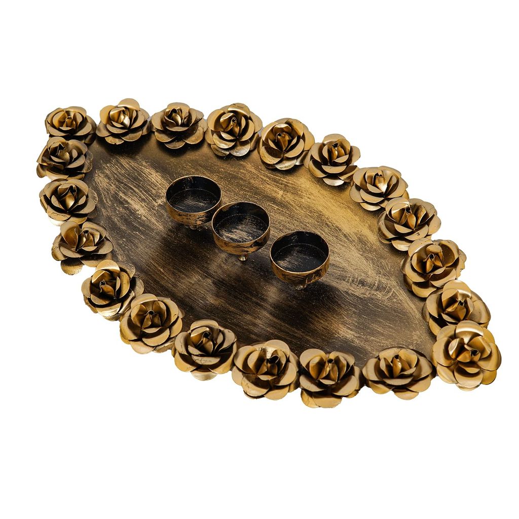 Craftlayout Metal Diya For Diwali Decoration Glossy Finish 2.5 Inch view 2