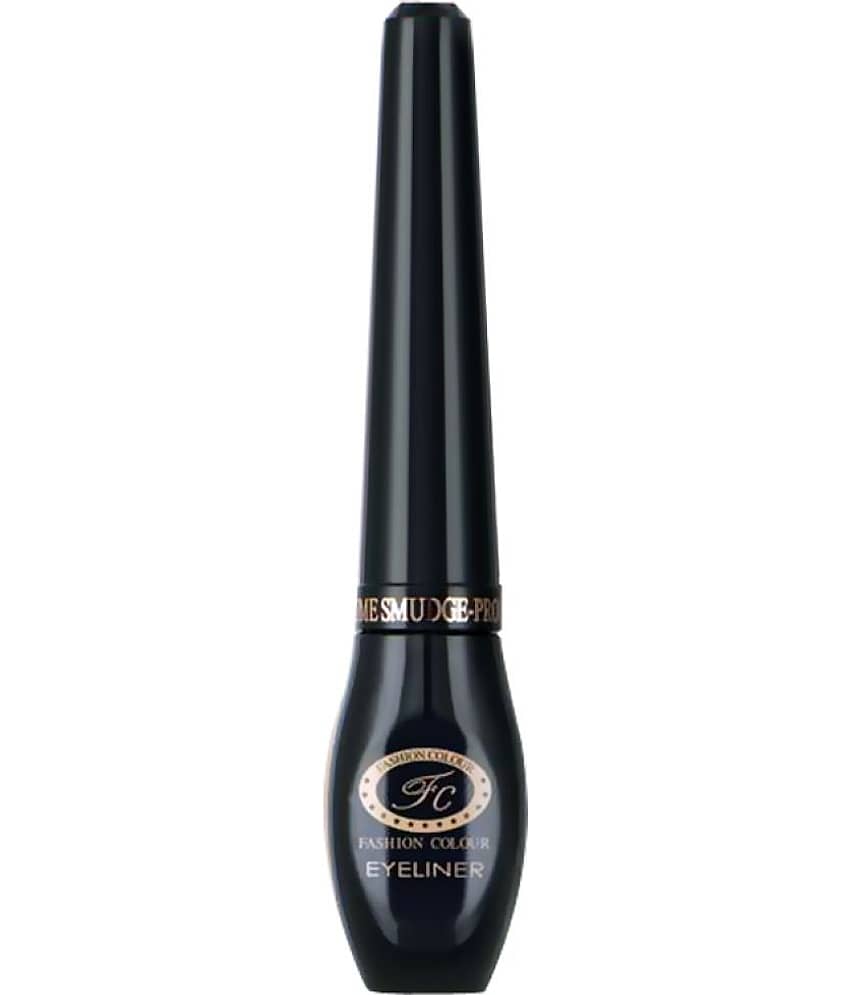 Fashion Colour - Black Matte Eye Liner Liquid ( Pack of 1 ) view 2