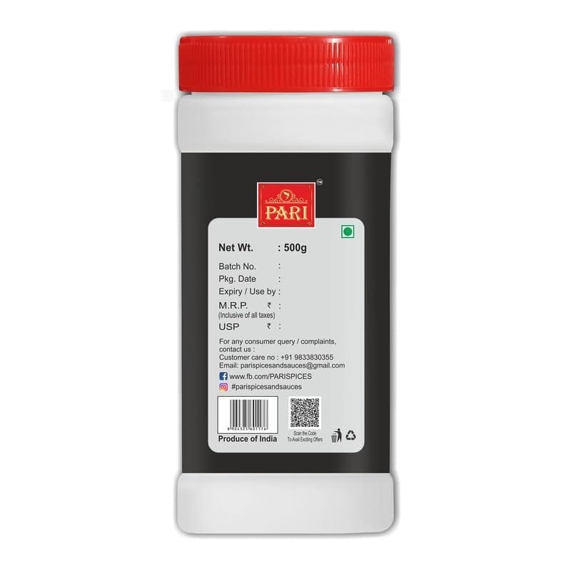 Pari Kitchen King Masala Powder | Blended Spice Mix | for Healthy Delicious & Flavourful Cooking | Easy to Cook | Powder Hygienically Packed | No Preservatives | Indian Spice | Pure & Hygiene | 100% Fresh and Natural | (Pack of 1 x 500g Jar) view 2