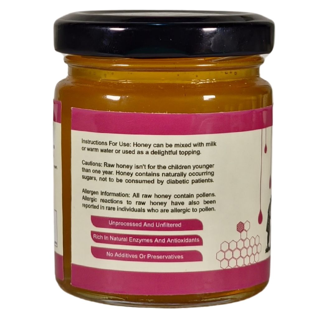 Poshvardhan Pure Raw Unprocessed Lychee Honey - 100% Natural & Unfiltered Honey view 2