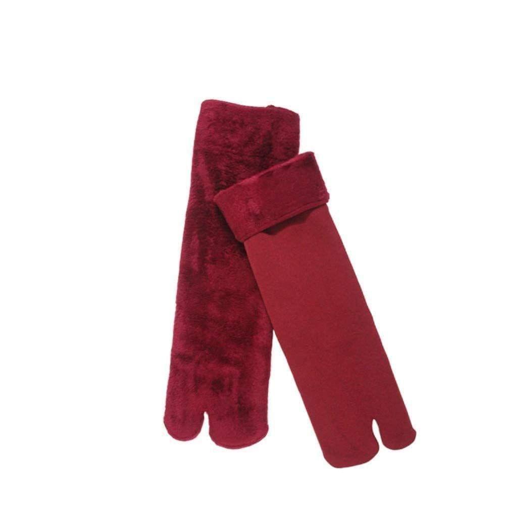 Clastik Multicolour Velvet Winter Thermal Thumb socks for Women Girls (Free Size)(Pack of 5 Pairs) view 2