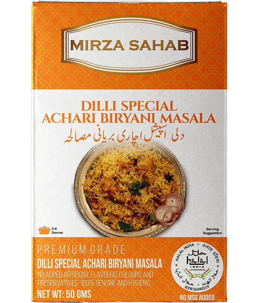 Mirza Sahab Dilli Spcl Achari Biryani Instant Mix 50 gm Pack of 4 view 2