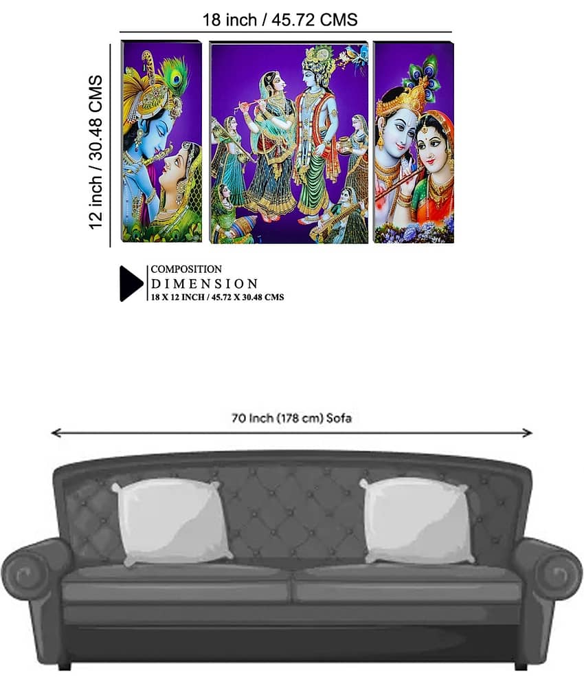 Indianara - Religious Painting Without Frame view 2