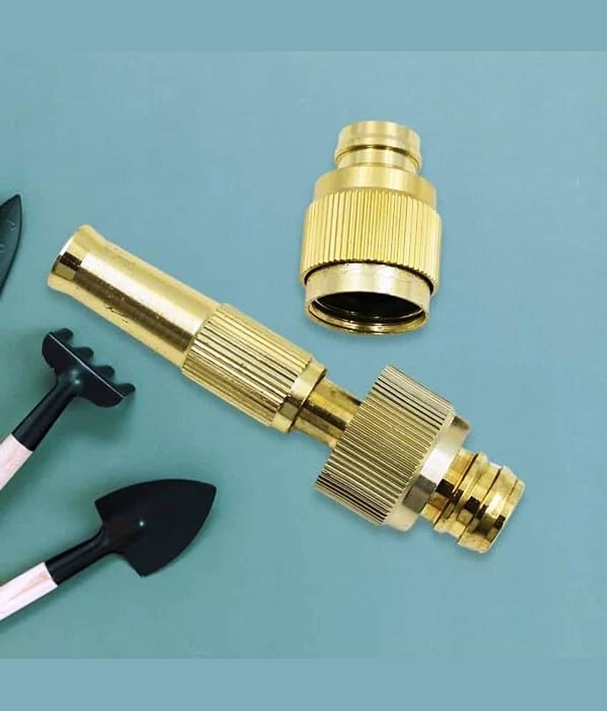Purple Dust Pressure Water Spray Gun Car Bike Washing Water Pressure Booster Brass Nozzle Suitable for 1/2 Nozzles Hose Pipe Clean Shave Car 1pc view 2