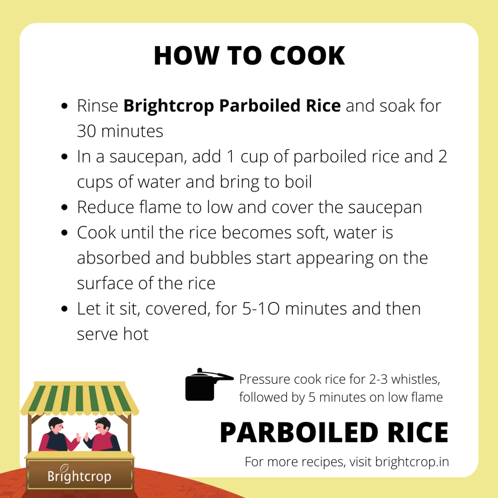 Parboiled | Usna | Ponni Rice (30Kg Bag) view 2