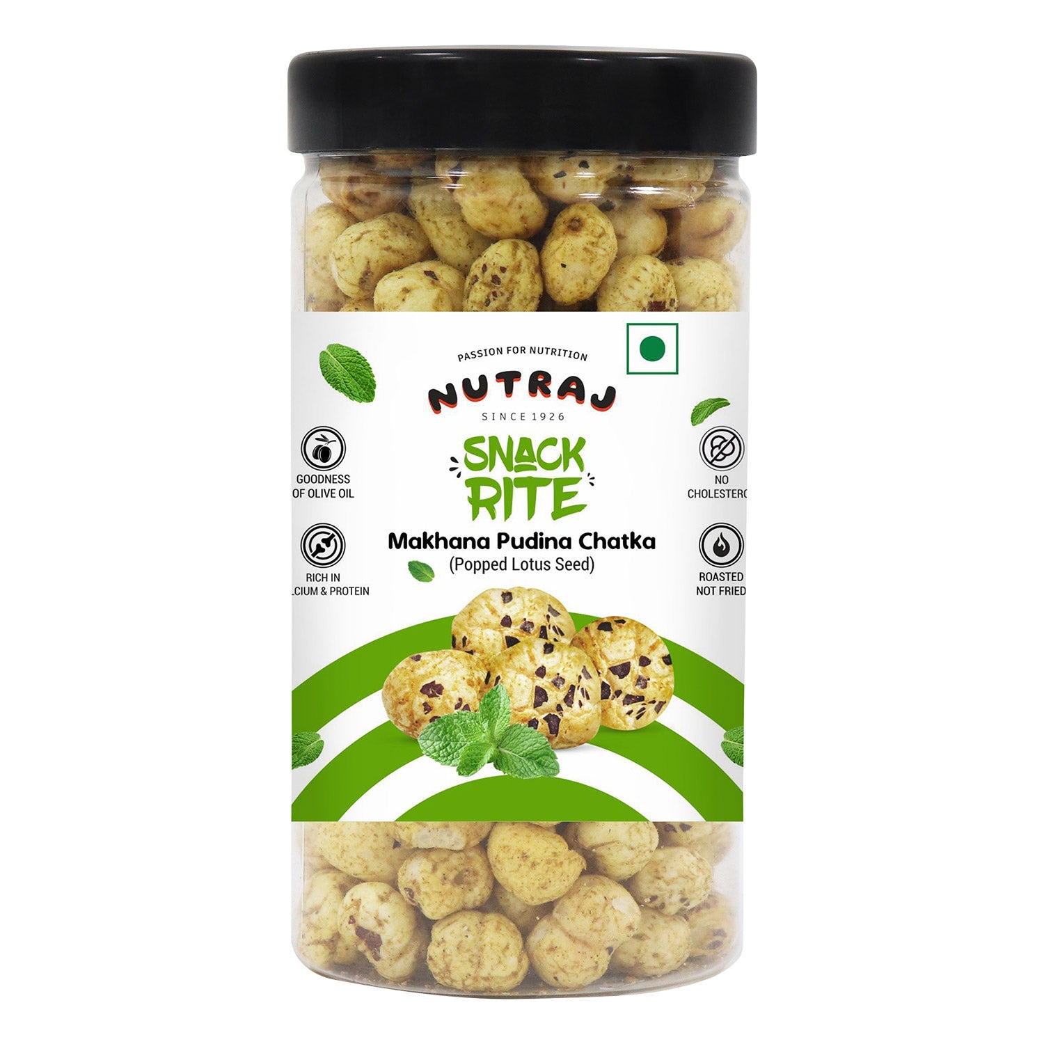 Nutraj Snackrite Roasted Makhana Pudina Chatka 70g view 2