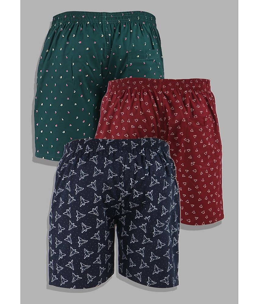 Supersquad Pack of 3 Cotton Boxers For Men's ( Assorted 5 ) view 2