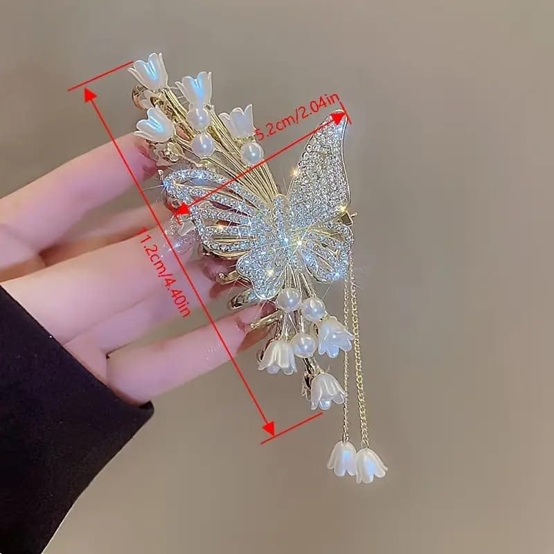 Butterfly Pearl Metal Claw Pack of 1 view 2
