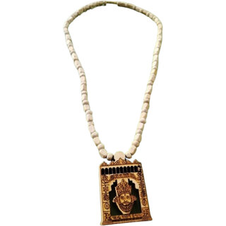 Shyam Baba Tulsi Mala Beads Wood Necklace view 2