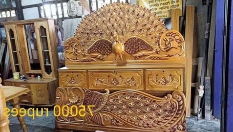 Wooden Bed Frame Design view 2