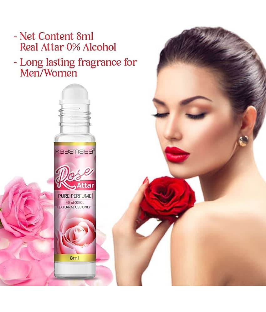Rose Attar Perfume for Unisex - Pure, Natural Undiluted | Floral Attar view 2