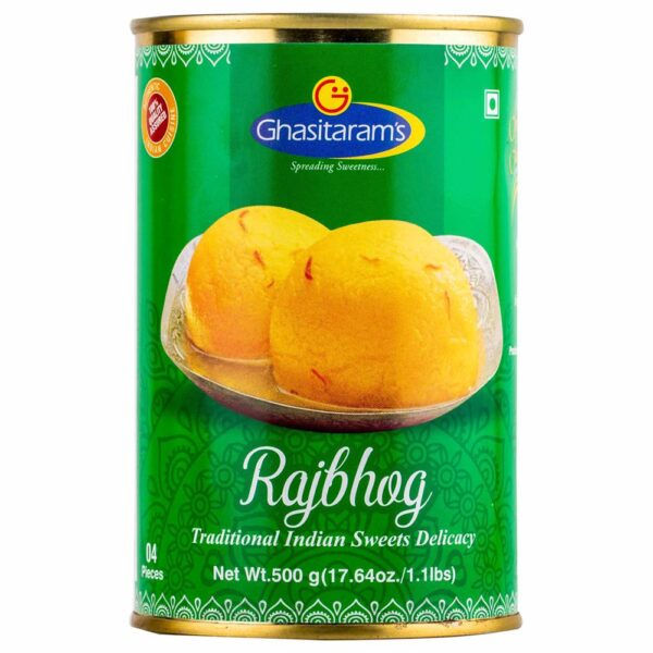 Ghasitarams Raj Bhog Tin - 500 gm view 2