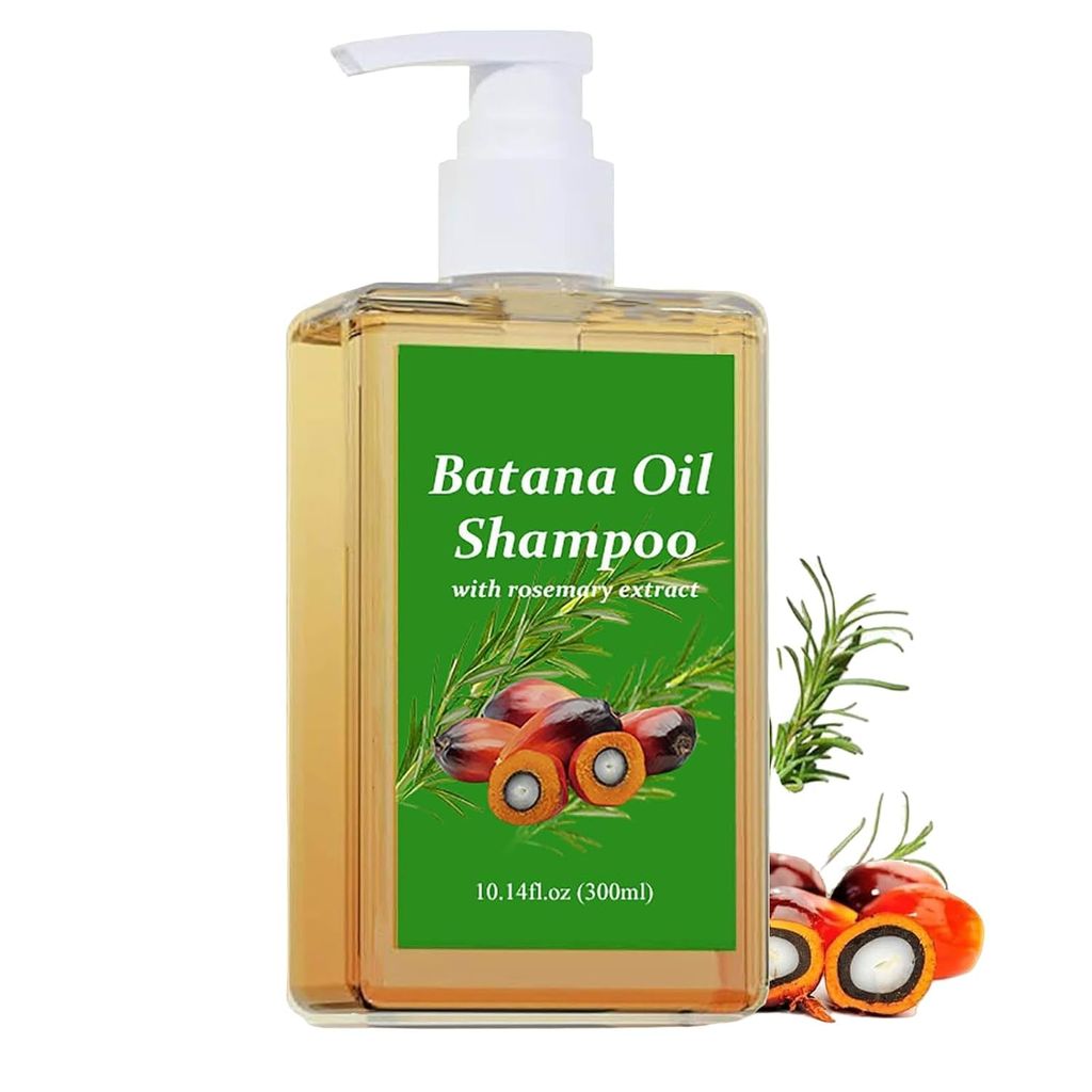 ELHAE Batana Oils Shampoo With Rosemary Extract | For All Hair Types | Nourishing Cleanser That Helps Moisturize & Strengthen Scalp and Hair | Gentle Use Daily Shampoo (300ml)