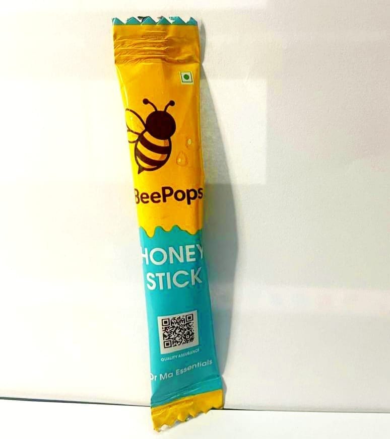 BeePops Honey Sticks | Box of 20 | Pure Himalayan Honey view 2