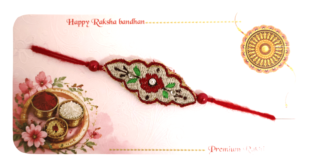 Embroidered Thread Rakhi view 2