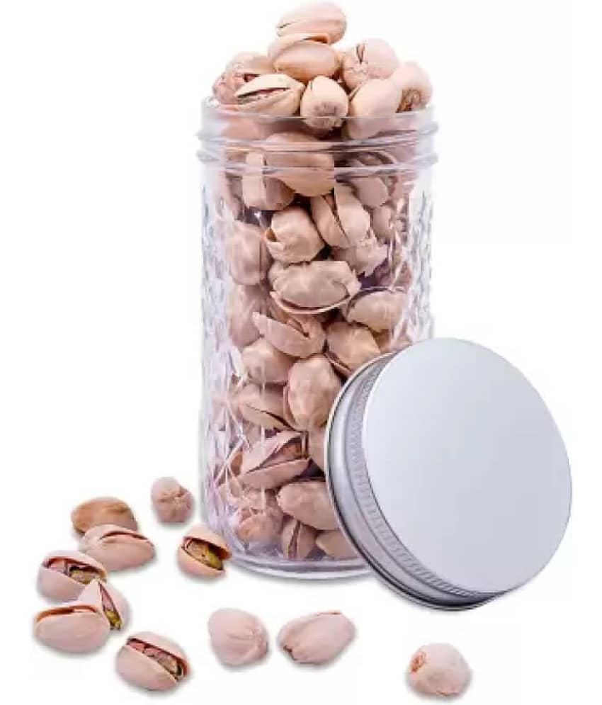 skwaion - Silver Glass Spice Container ( Set of 12 ) - 350 ml view 2