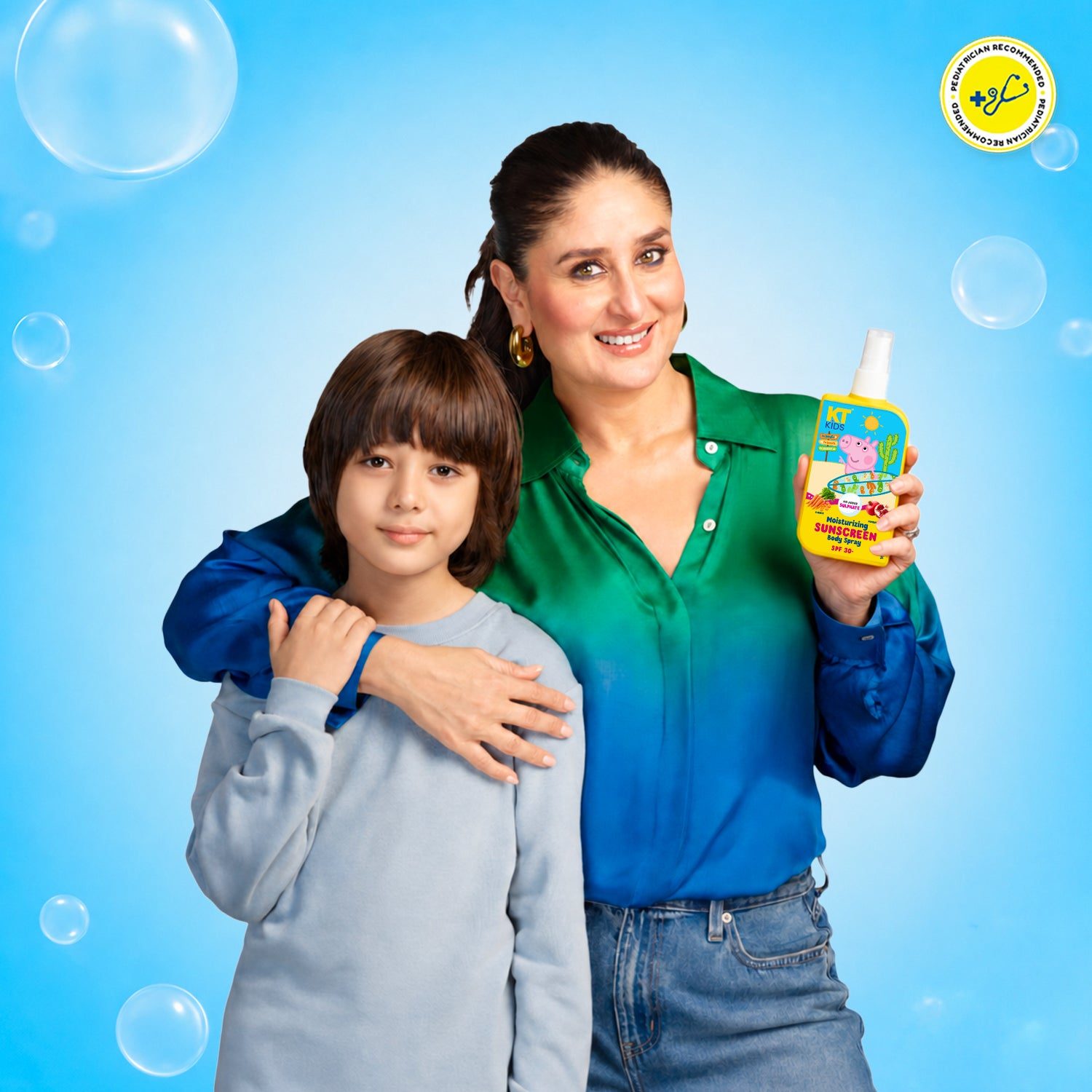 KT Kids Peppa Pig Moisturizing Sunscreen Body Spray, UV Protection – 100ml view 2