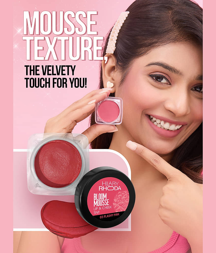 Hilary Rhoda Flashy Pink Matte Lip Balm ( Pack of 1 ) view 2