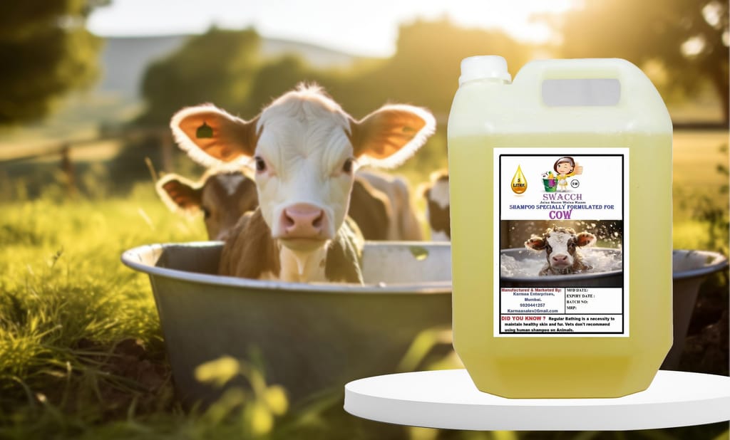 Swacch Shampoo Specially Formulated for Cow (5 Litre) Lemon view 2