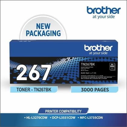 Brother TN 267 Black Toner Cartridge view 2