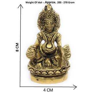 Ashtadhatu Kuber Ji Idol In Medium Size For Money, Status Prosperity view 2