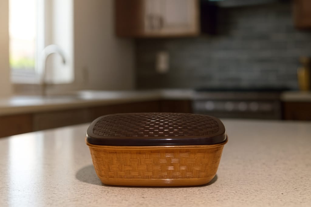 Masala & Dry Fruit Storage Box with 7 compartments and spoon
