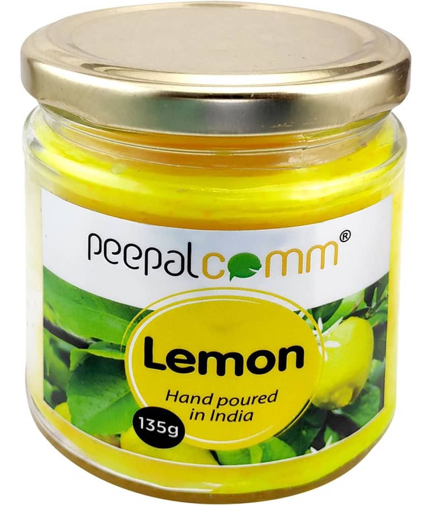Peepalcomm Yellow Jar Candle - Pack of 1 view 2